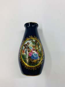 Limoges hand painted bud vase