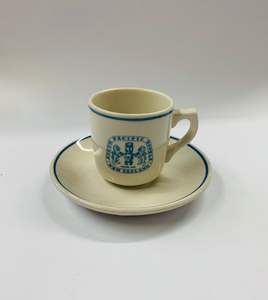Cups And Saucers: Crown Lynn South Pacific Hotels Cup and Saucer