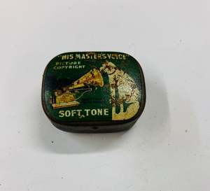 His Masters Voice needle tin