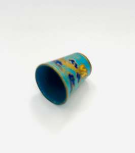 Enamel Thimble with Traditional Chinese Dragon