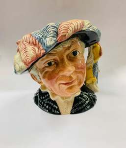 Large Royal Doulton “Pearly Queen” Toby Jug