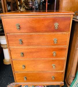 Antique Oak Tallboy chest of drawers