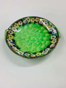 Chinaware: Maling green thumbprint bowl