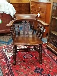 Walnut Smoker's Bow chair