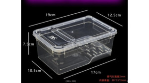 Other insect: frog, isopods, Terrarium, Transparent, Insect Reptile Transport, Amphibious box