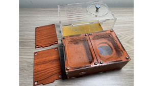 Cement ant Farm: F2 Wood style farm, full seal can use for small ant