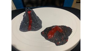 Decorate for ants farm: Artificial volcano x 1