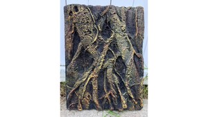 Decorate for ants farm: NZ stock 3D Tree root Aquarium Background Reptile Fish Tank pu16-1