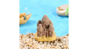 Decorate for ants farm: sand castle style 1