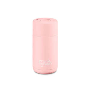 Frank Green Reusable Cups Bottles: Frank Green Ceramic Reusable Cup 355ml - Blushed