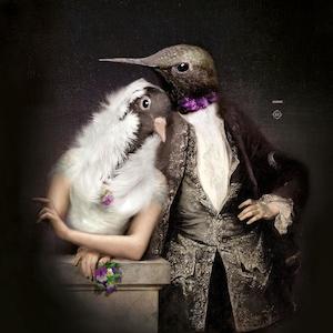 Ibride Design Dauteur: iBride Boudoir Mural tray - Lovebirds