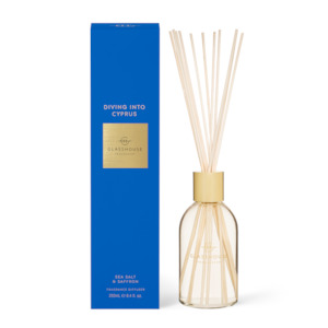 Glasshouse Fragrances DIVING IN CYPRUS 250ml Diffuser