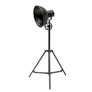 Chandri Metal Lamp - Black