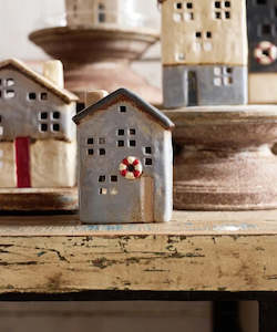 An Anything But Ordinary Christmas: Saint Malo Tea Light House with Buoy Small AVAILABLE ON PRE ORDER DUE MID DECEMBER