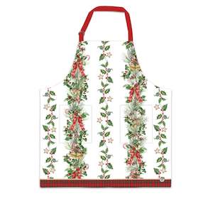 Aprons: Michel Design Works Holiday Garland Apron with Pockets