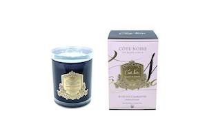 Côte Noire - CRYSTAL GLASS LID 450G SOY BLEND CANDLE - CHARENTE ROSE