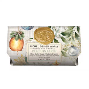 Michel Design Works Soap Bars: Michel Design Work Peace on Earth Large Soap Bar (Arriving Mid October)