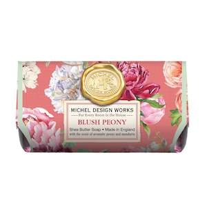 Michel Design Works Blush Peony Large Soap Bar