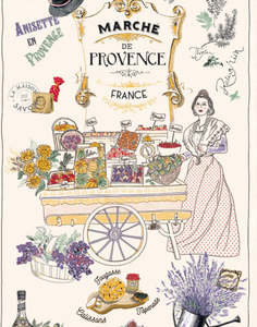 Provence Market Tea Towel