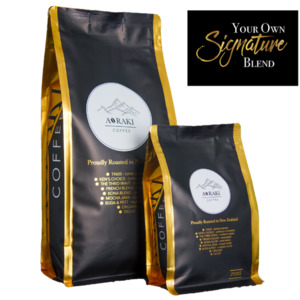 Products: Create Your Own Signature Blend Aoraki Coffee