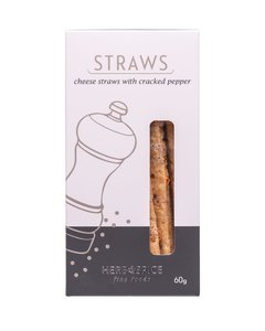 Products: Gourmet Cheese Straws with Cracked Pepper - Premium Snacking - Aotea Fine Foods