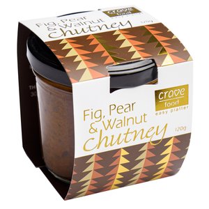Chutney - Fig, Pear & Walnut 120g - Aotea Fine Foods