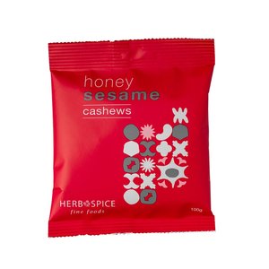 Honey Sesame Cashews 100g - Aotea Fine Foods