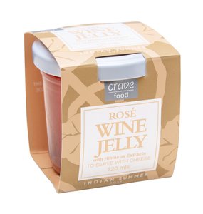 Rosé Wine Jelly 120ml Perfect for Cheese Boards - Aotea Fine Foods