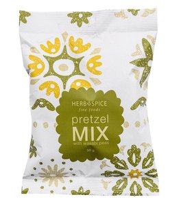 Products: Pretzel & Wasabi Pea Mix 50g Gourmet Snacks - Aotea Fine Foods
