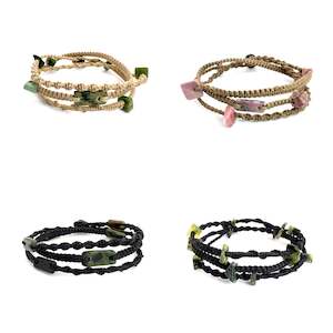 Gemstone Wrap Bracelet