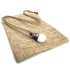 Quartz & Rhodonite Fusion Pendant