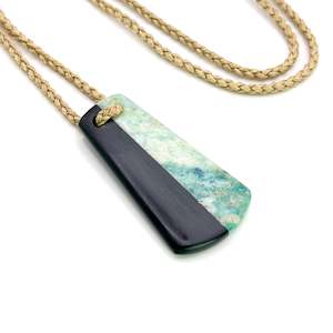 Aotea & Obsidian Fusion Pendant