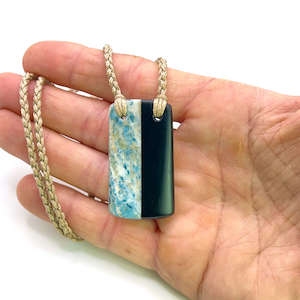 Aotea & Obsidian Fusion Pendant