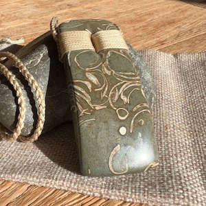 Fossilised Shell Toki Pendant