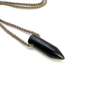 Obsidian Droplet Pendant