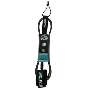 Products: 6’0 Aotearoa Surf – NZ Commercial Leash – Black White Aotearoa Surf School