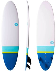NSP Elements Funboard 7’6” Sky Blue Dip Aotearoa Surf School