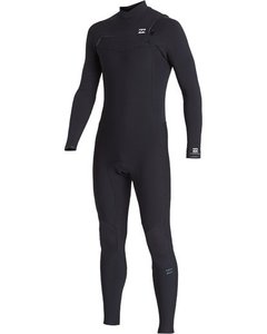 Billabong REVOLUTION PRO 3/2 Chest Zip BLACK Aotearoa Surf School