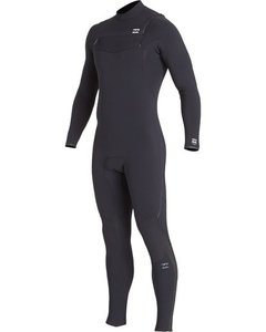 Products: Billabong FURNACE COMP 3/2 Chest Zip BLACK Aotearoa Surf School