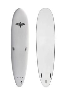 DRAG Coffin 7'0 Thruster Softboard, White / Stout Aotearoa Surf School