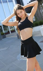 Cross-Over Black Skirt Apex Performance NZ