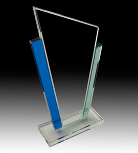 Clear Glass & Crystal Awards • & Engraving: Glass Art Deco Award