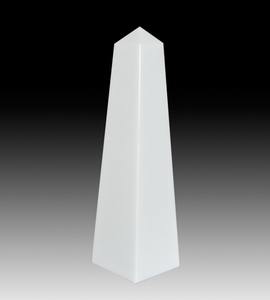Art Glass Awards • & Engraving: Dynasty Pyramid Award – White