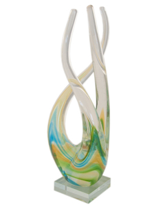 Art Glass Awards • & Engraving: Green Moana Glass Award