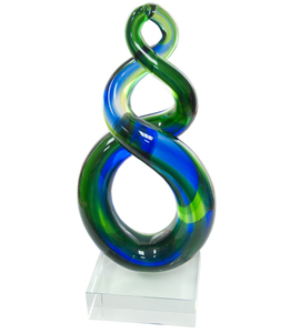 Art Glass Awards • & Engraving: Double Twist