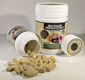 Products: New Zealand Propolis Extract-capsules (100 capsules x 500mg)