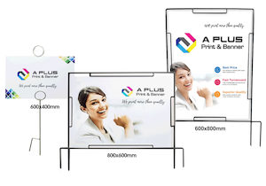 Products: Lawn Signs – A Plus Print