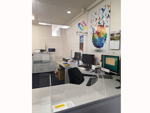 Products: Acrylic Sneeze Guard – A Plus Print