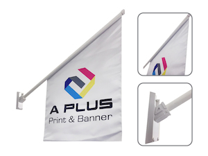 Products: Wall Mounted Flag – A Plus Print