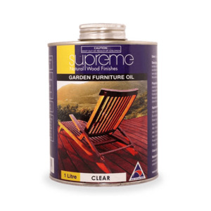 Garden Furniture Oil Clear - Supreme Oils on Vendorama